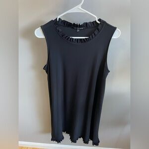Elegant Black Ruffle Dress